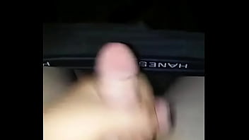 Hot young cock masturbating