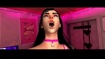 Trace d v a having fun with her dildo