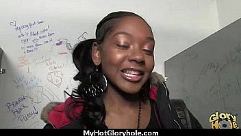 Gloryhole ebony girl booty shake and suck 19