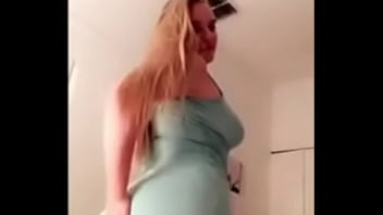 Brunnete touching her dress s renatesexy