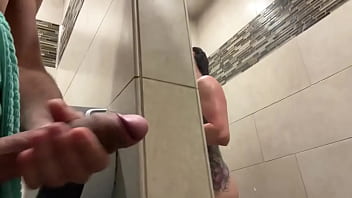 Bigmax8inch redheadtightgirl steam on the walls her face dripping this shower went way too hard full video in