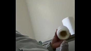 Stroking dick with fake pussy Stroking dick with fake pussy