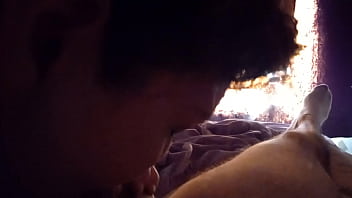 She sucks my hard cock