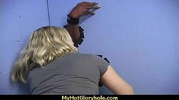 Huge tit babe deepthroats gloryhole dick 30