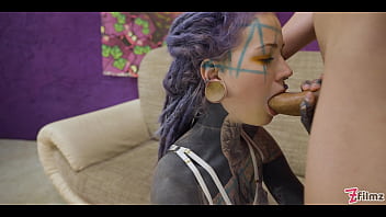 Tattooed babe takes it balls deep in the ass – no pussy all anal