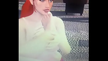 Redhead sucking male foot