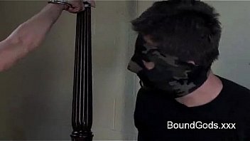 Bound Gay Giving Blowjob To His Partner And Gets Fucked From Him In Bed thumbnail