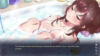 Chasing tails soapy scene solo girl bathroom