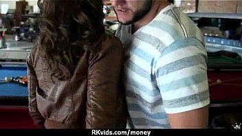 Sexy exhibitionist gfs are paid cash for some public fucking 13