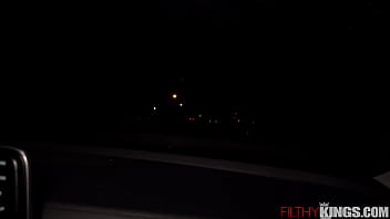 Cute teen loves to fuck new guys in car