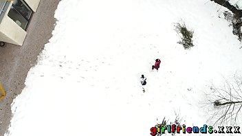 Girlfriends snow loving babes slomo shower pussy eating and tribbing orgasm