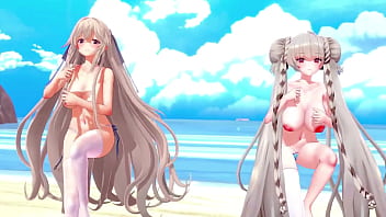 Azur lane characters2 hentai mmd