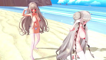 Azur lane characters2 hentai mmd