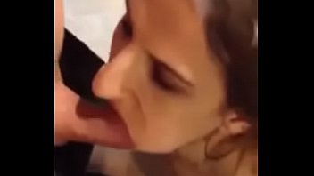 Teen whore loves getting face fucking