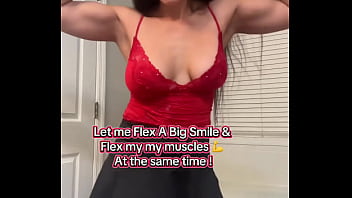 Let me flex a big smile & flex my muscles at the same time #happy #model #filipina #flex#strongwomen