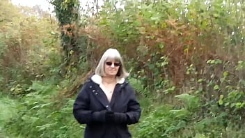 A stroll outside in my naughty underwear A stroll outside in my naughty underwear