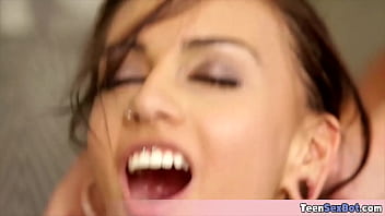 Long legged teenie gets her tiny pussy destroyed