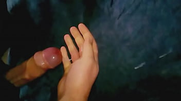 Big slow motion cumshot