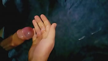 Big slow motion cumshot