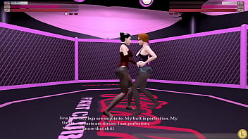 Sina vs megan kinky fight club lesbian sexfight
