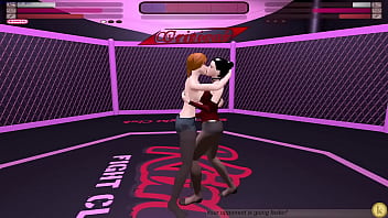 Sina vs megan kinky fight club lesbian sexfight