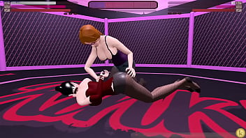 Sina vs megan kinky fight club lesbian sexfight