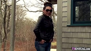 Latina Shemale Anal Smashed By A New Friends Big Cock thumbnail