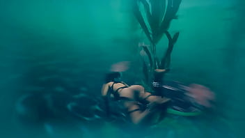 The statue's huge cock awakened in lara croft's pussy and then impregnated her 3d hentai game