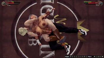 Johnny walker vs diabla nf3d mma mixed combat femdom battle ring arena