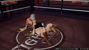 Johnny walker vs diabla nf3d mma mixed combat femdom battle ring arena