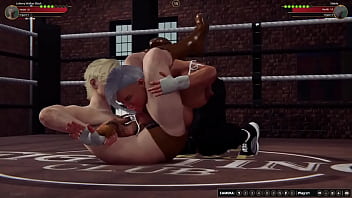 Johnny walker vs diabla nf3d mma mixed combat femdom battle ring arena