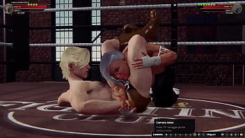 Johnny walker vs diabla nf3d mma mixed combat femdom battle ring arena