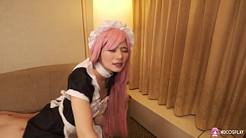 Horny maid ringo fuji sucking dick and hard fucking from behind