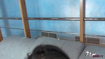 Young and horny babe gives head to satisfy a guy