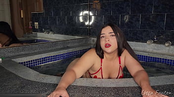 Smoking in the jacuzzi while you have my body