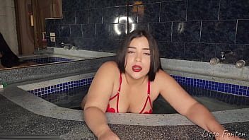 Smoking in the jacuzzi while you have my body