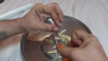 Figging training applying ginger to my submissive's anus for the first time