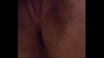 Busting a quick nut with my hitachi while stuffing my loose cunt