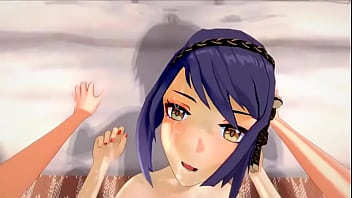 Aether and diluc fucs two girl