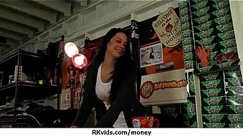 Desperate teen naked in public and fucks to pay rent 13