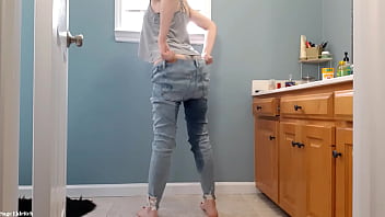 Sage eldritch soaking her panties & ripped denim jeans Sage eldritch soaking her panties & ripped denim jeans