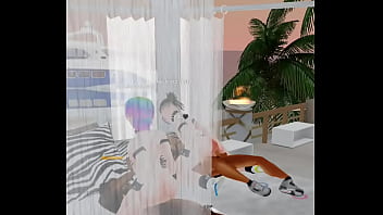 Two black guys fuck two twinks