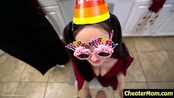 Stepmother melody wants to prepare something special for him cheatermom