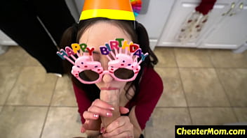 Stepmother melody wants to prepare something special for him cheatermom