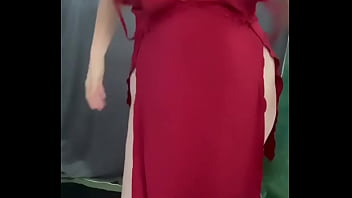 Sexy mom shows off her big tits