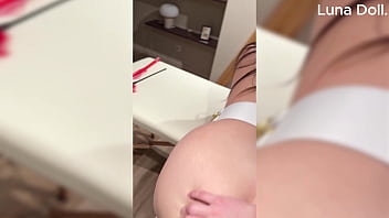 I get fucked in harness in a sm room luna doll