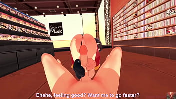 Megumin cosplayer gets explored in a deeply sensual show