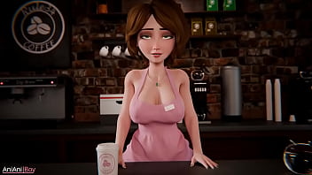 3d milf threesome spitroast