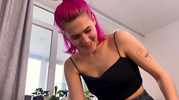 Pov She Sucked My Dick So Hard Than Put In Inside And Made Me Cum All Over Her Stomach And Skirt thumbnail