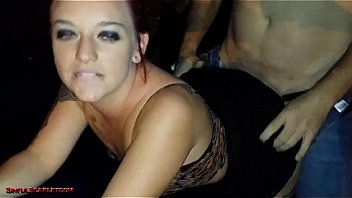 Parking lot mfm fucking strangers in a bar parking lot